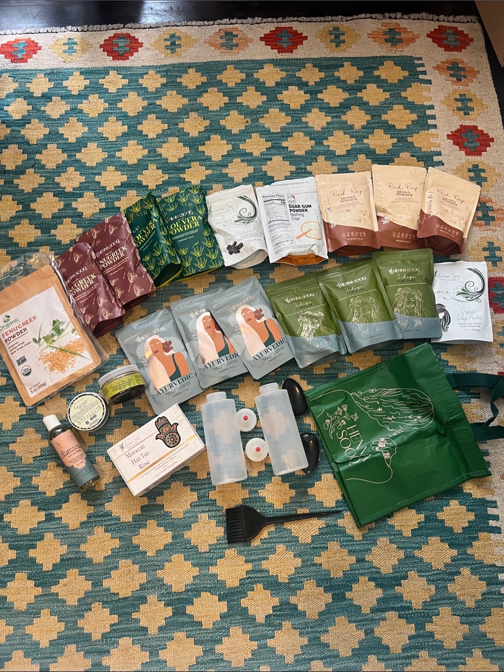 Henna Indigo Ayurvedic Hair Color and Treatment Bundle